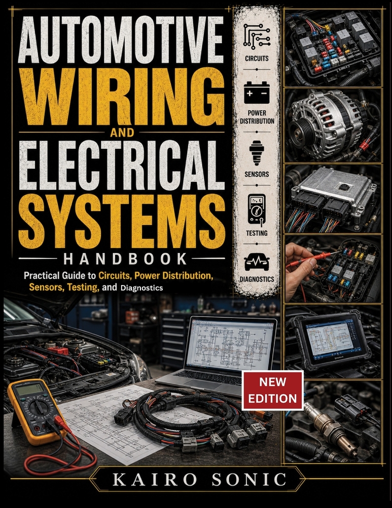 Automotive Wiring and Electrical Systems Handbook: Practical Guide to Circuits, Power Distribution, Sensors, Testing, and Diagnostics cover
