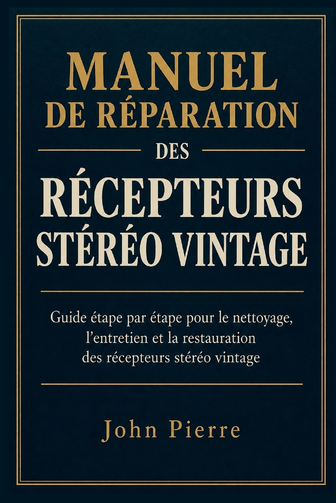 Manuel De Réparation Des Récepteurs Stéréo Vintage cover