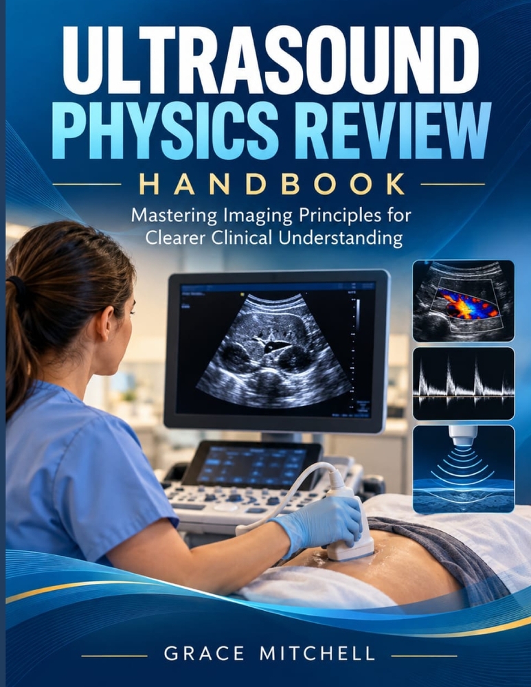 Utrasound Physics Review Handbook: Mastering Imaging Principles for Clearer Clinical Understandiing cover