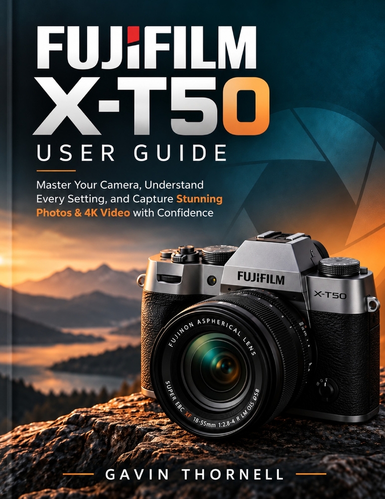 Fujifilm X-T50 User Guide: Master Your Camera, Understand Every Setting, and Capture Stunning Photos & 4K Video with Confidence cover