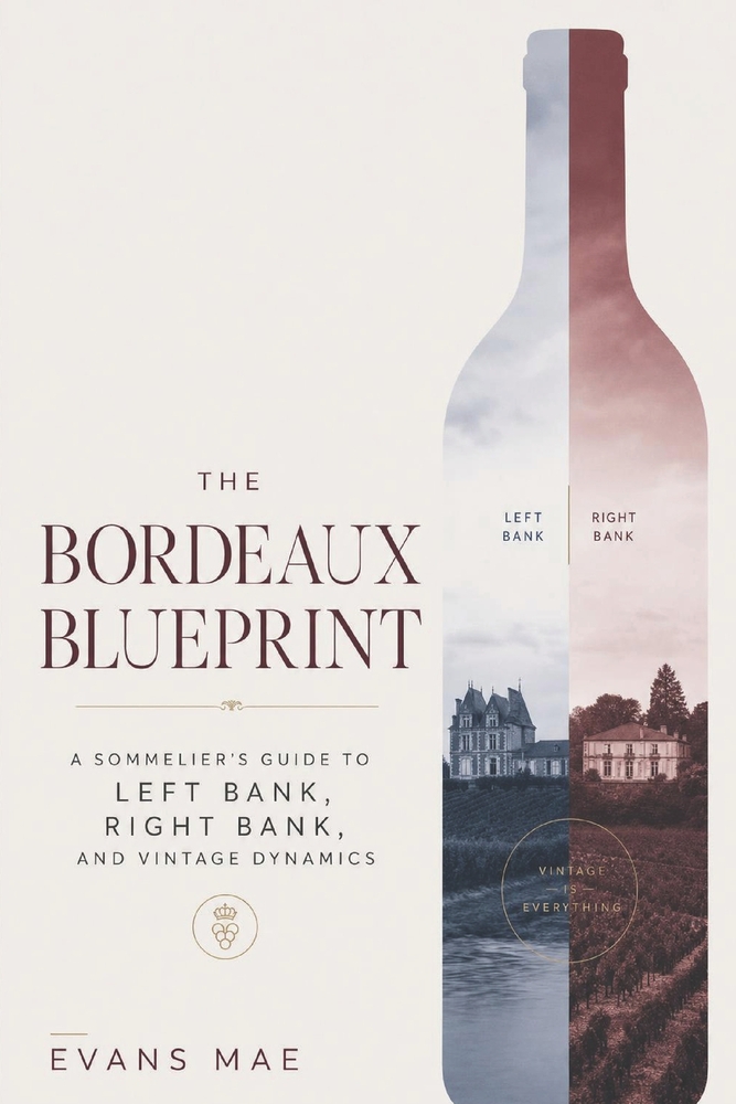 The Bordeaux Blueprint: A Sommeliers Guide to Left Bank, Right Bank, and Vintage Dynamics cover