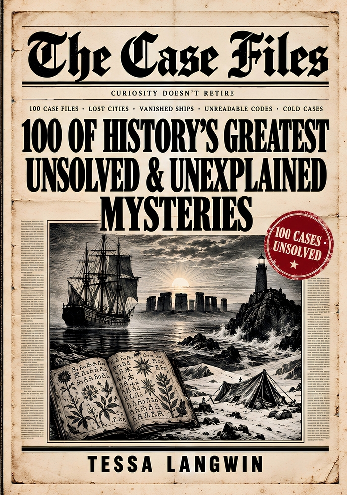 Curiosity Doesn't Retire The Case Files: 100 of History's Greatest Unsolved & Unexplained Mysteries cover