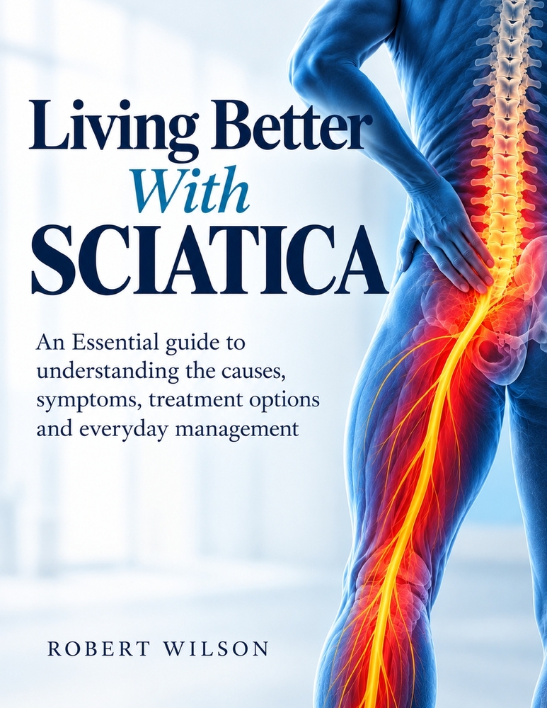 Living Better with Sciatica: An Essential guide to understanding the causes, symptoms, treatment options and everyday management cover