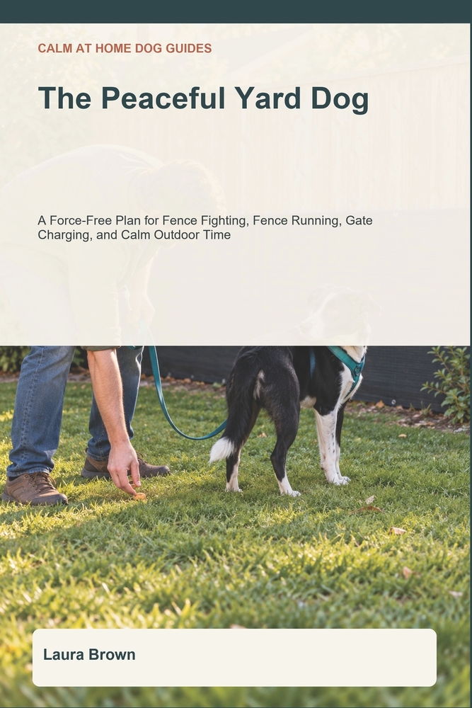 The Peaceful Yard Dog: A Force-Free Plan for Fence Fighting, Fence Running, Gate Charging, and Calm Outdoor Time cover