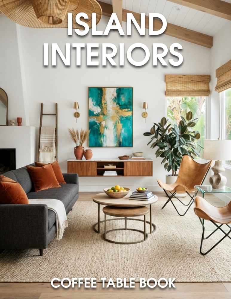 Island Interiors Coffee Table Book: Coastal Elegance, Tropical Retreats, and Inspired Island Living cover