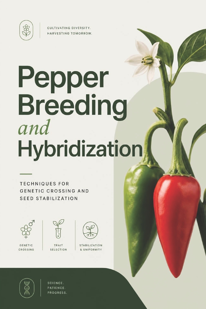 Pepper Breeding and Hybridization: Techniques for Genetic Crossing and Seed Stabilization cover