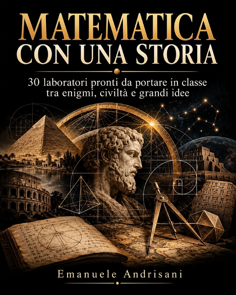 Matematica Con Una Storia: 30 laboratori pronti da portare in classe tra enigmi, civiltà e grandi idee cover
