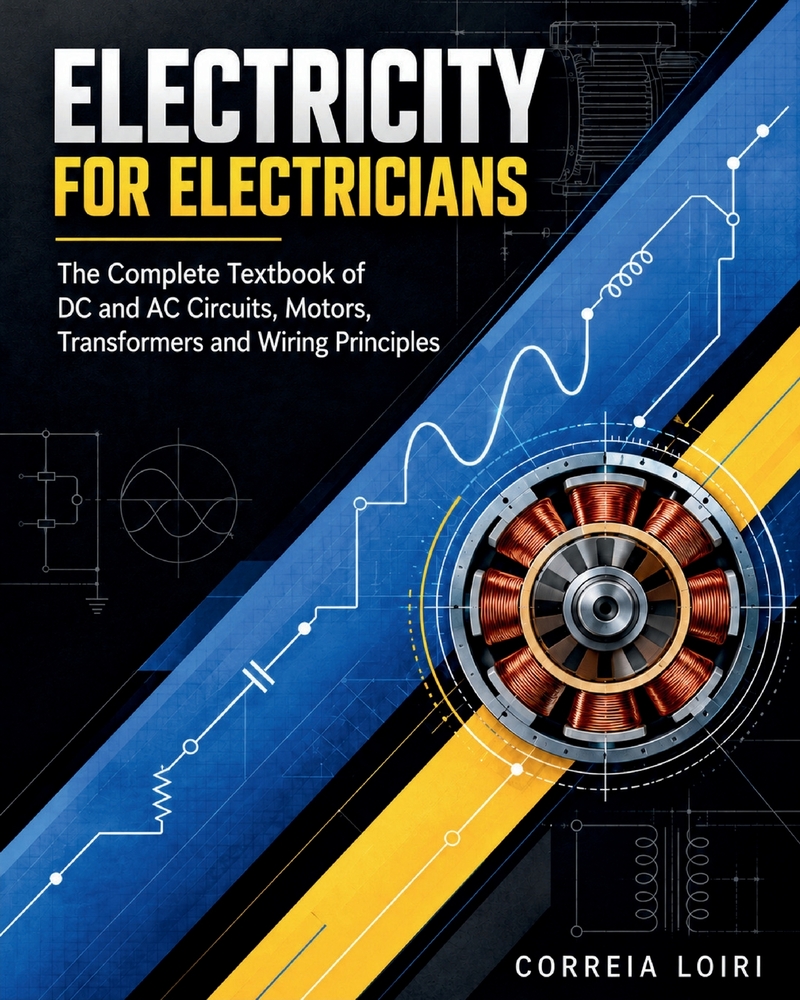 Electricity for Electricians: The Complete Textbook of DC and AC Circuits, Motors, Transformers and Wiring Principles cover