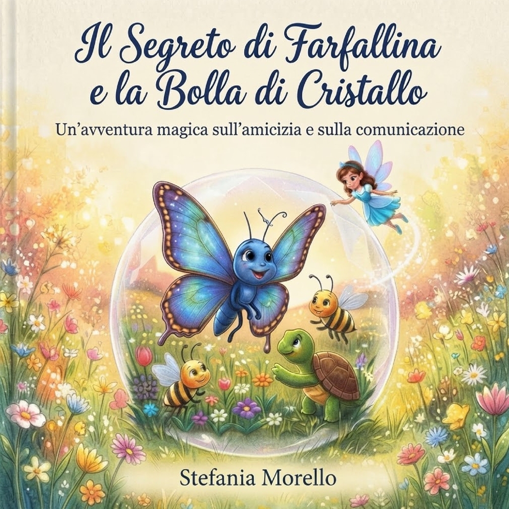Il Segreto di Farfallina e la Bolla di Cristallo: Un racconto pensato per bambini, famiglie e insegnanti, ideale per aprire momenti di dialogo e rifle cover