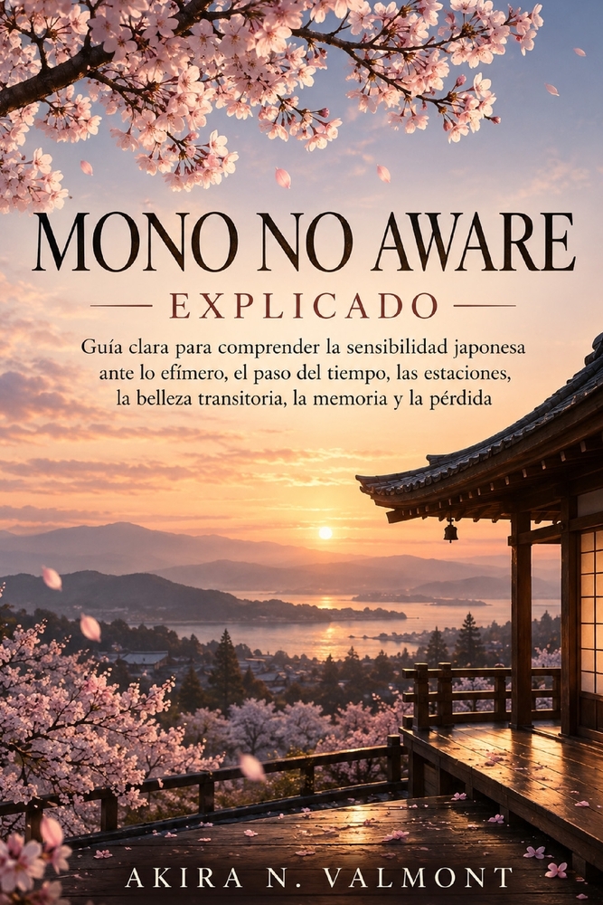 Mono No Aware Explicado: Guía clara para comprender la sensibilidad japonesa ante lo efímero, el paso del tiempo, las estaciones, la belleza transitor cover