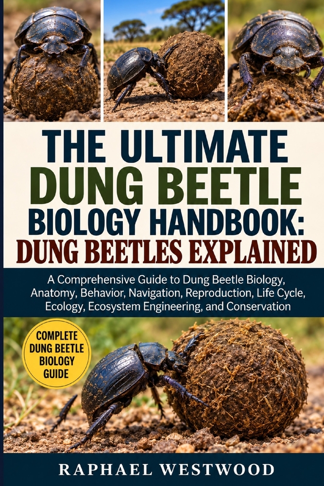 The Ultimate Dung Beetle Biology Handbook: DUNG BEETLES EXPLAINED: A Comprehensive Guide to Dung Beetle Biology, Anatomy, Behavior, Navigation, Reprod cover