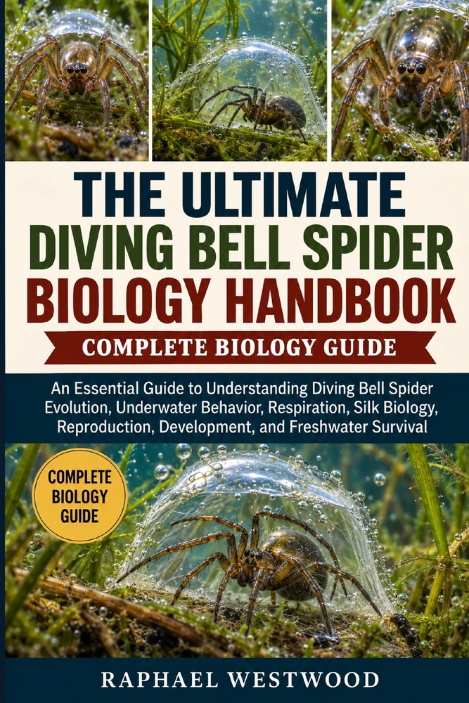 The Ultimate Diving Bell Spider Biology Handbook: COMPLETE BIOLOGY GUIDE: An Essential Guide to Understanding Diving Bell Spider Evolution, Underwater cover