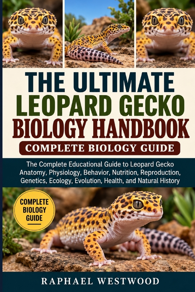 The Ultimate Leopard Gecko Biology Handbook: COMPLETE BIOLOGY GUIDE: The Complete Educational Guide to Leopard Gecko Anatomy, Physiology, Behavior, Nu cover