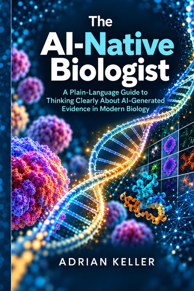 The AI-Native Biologist: A Plain-Language Guide to Thinking Clearly About AI-Generated Evidence in Modern Biology cover