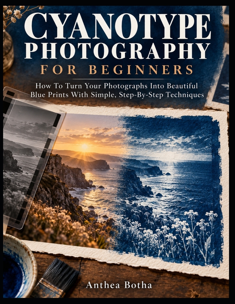 Cyanotype Photography For Beginners: How To Turn Your Photographs Into Beautiful Blue Prints With Simple, Step-By-Step Techniques cover