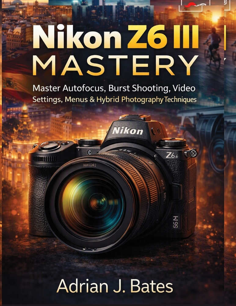 Nikon Z6 III Mastery: Master Autofocus, Burst Shooting, Video Settings, Menus & Hybrid Photography Techniques cover