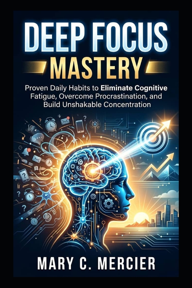 Deep Focus Mastery: Proven Daily Habits to Eliminate Cognitive Fatigue, Overcome Procrastination, and Build Unshakable Concentration cover