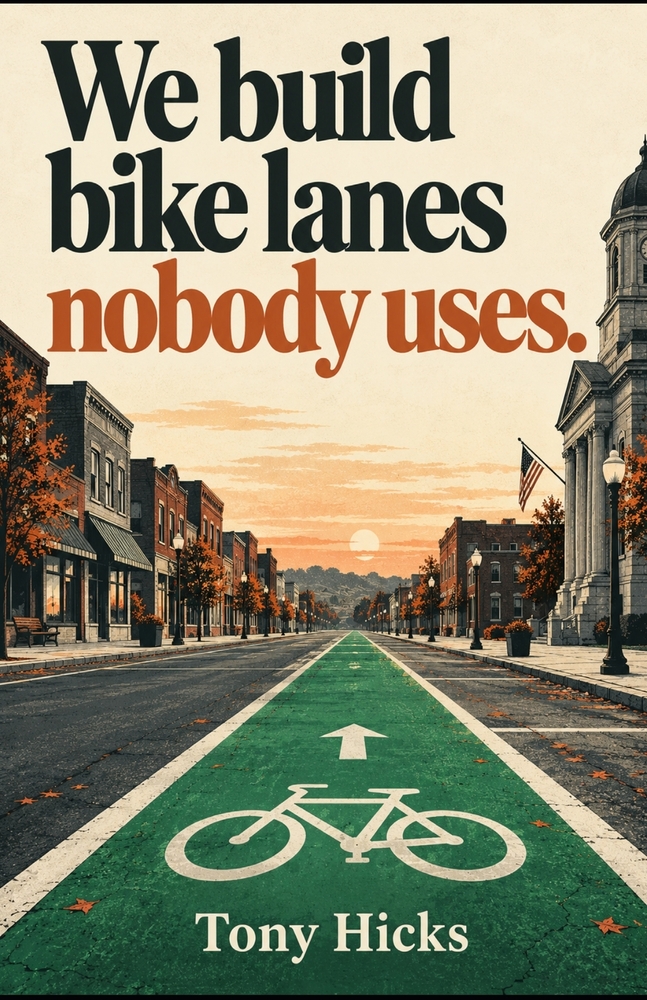 We build bike lanes nobody uses. cover