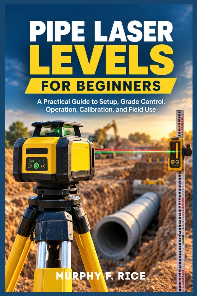 Pipe Laser Levels for Beginners: A Practical Guide to Setup, Grade Control, Operation, Calibration, and Field Use cover