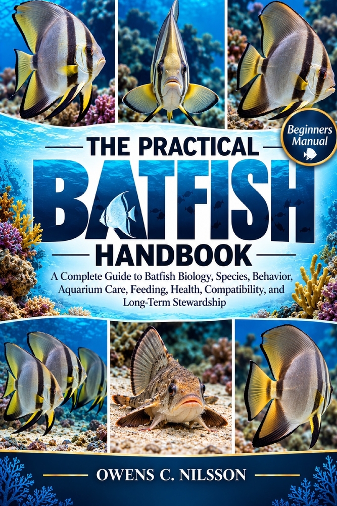 The Practical Batfish Handbook: A Complete Guide to Batfish Biology, Species, Behavior, Aquarium Care, Feeding, Health, Compatibility, and Long-Term S cover
