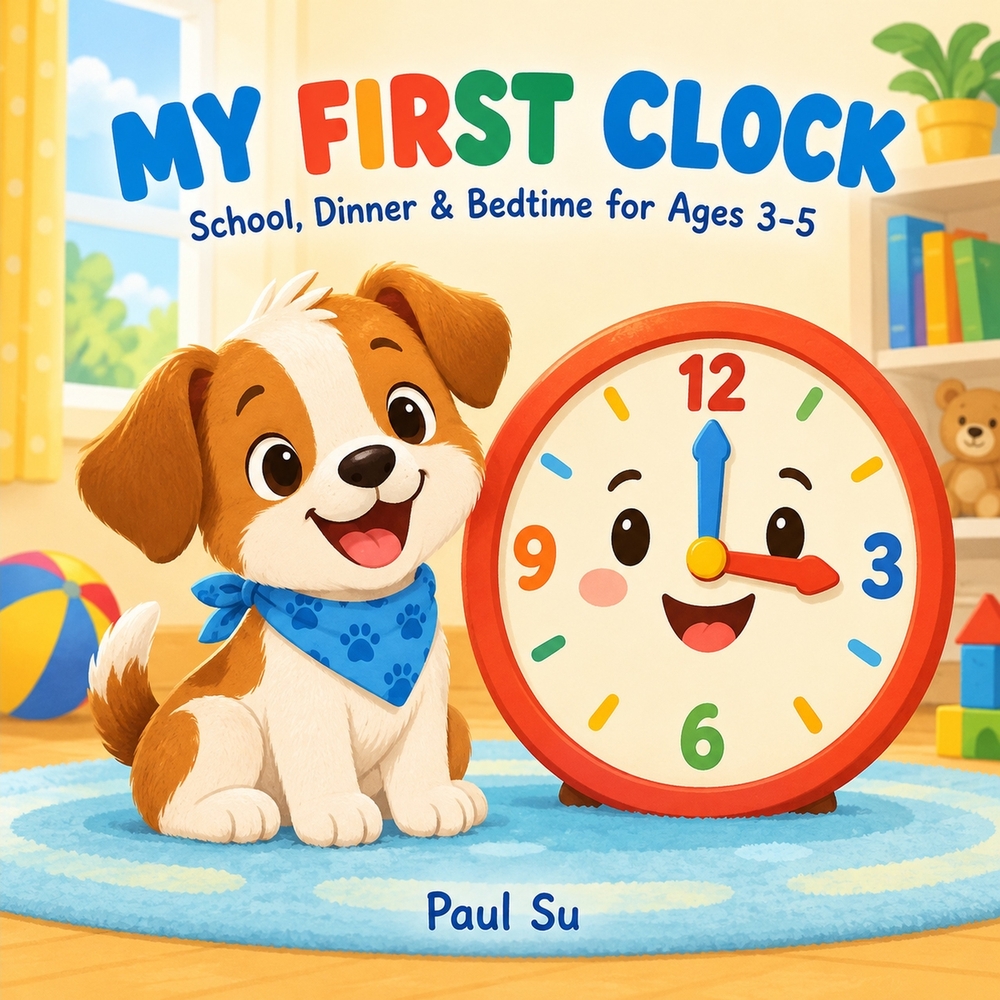 My First Clock: School, Dinner & Bedtime for Ages 3-5 cover
