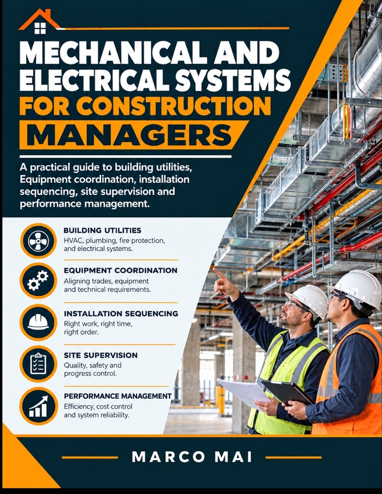 Mechanical and Electrical Systems for Construction Managers: A Practical Guide to Building Utilities, Equipment Coordination, Installation Sequencing, cover