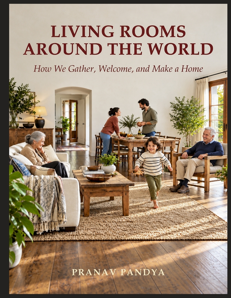 LIVING ROOMS AROUND THE WORLD How We Gather, Welcome, and Make a Home cover