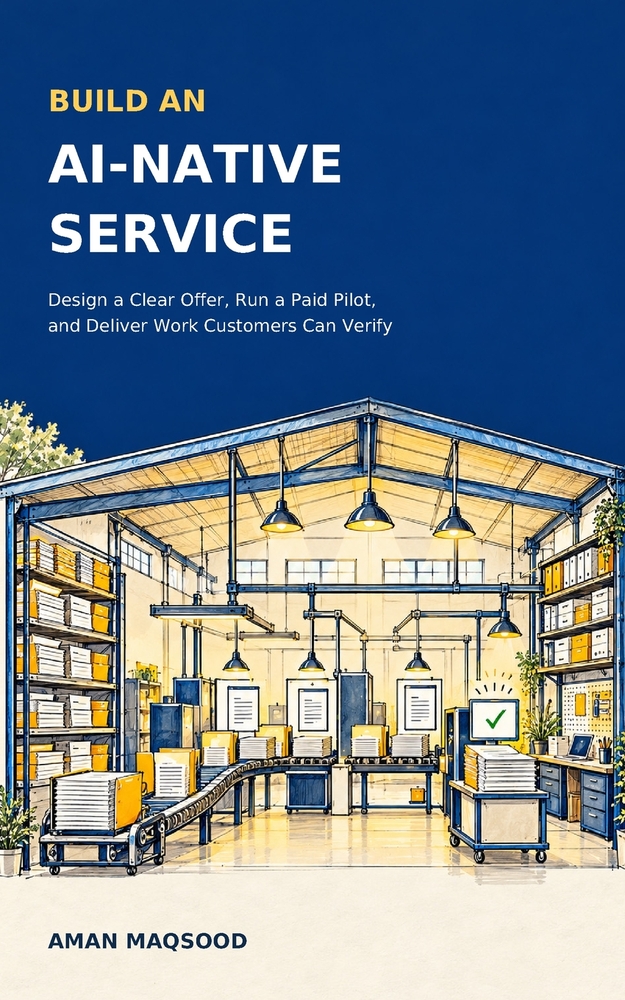 Build an AI-Native Service: Design a Clear Offer, Run a Paid Pilot, and Deliver Work Customers Can Verify cover