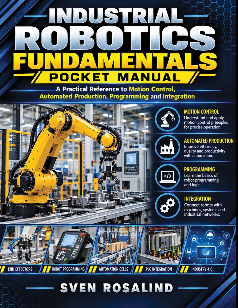 Industrial Robotics Fundamentals Pocket Manual: A Practical Reference to Motion Control, Automated Production, Programming and Integration. cover