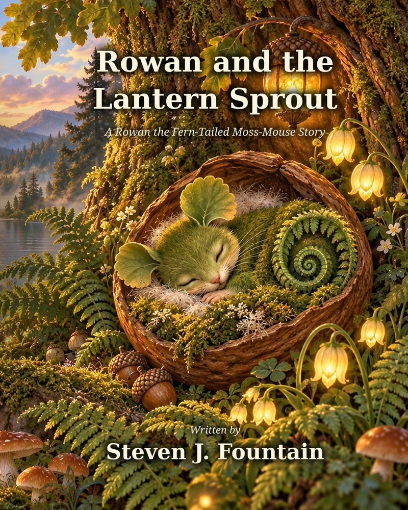 Rowan and the Lantern Sprout: A Rowan the Fern-Tailed Moss-Mouse Story cover