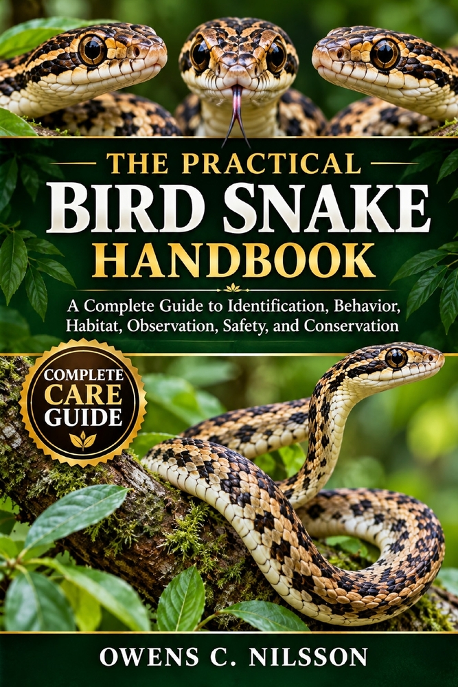 The Practical Bird Snake Handbook: A Complete Guide to Identification, Behavior, Habitat, Observation, Safety, and Conservation cover