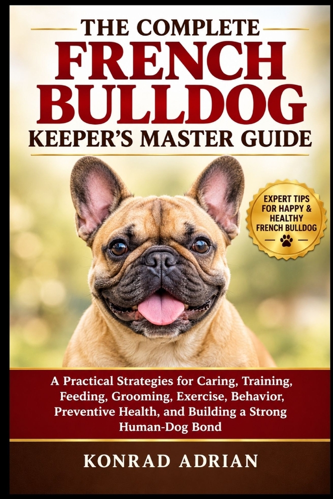 The Complete French Bulldog Keeper's Master Guide: A Practical Strategies for Caring, Training, Feeding, Grooming, Exercise, Behavior, Preventive Heal cover
