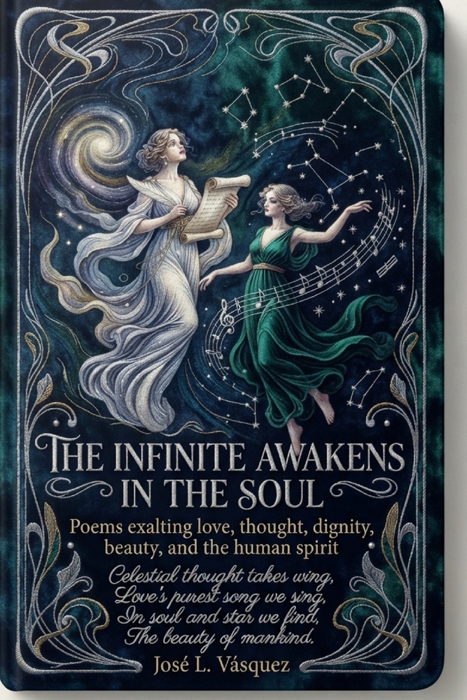 The Infinite Awakens in the Soul: Poems exalting love, thought, dignity, beauty and the human spirit cover