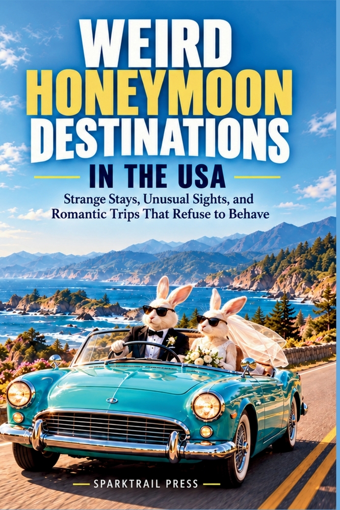 Weird Honeymoon Destinations in the USA: Strange Stays, Unusual Sights, and Romantic Trips That Refuse to Behave cover