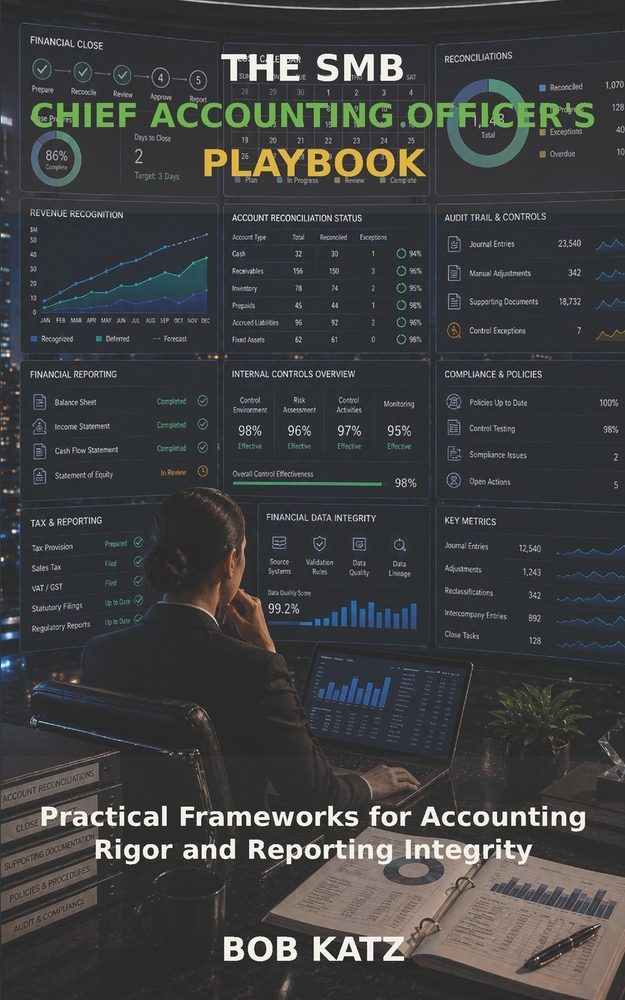 The SMB Chief Accounting Officer's Playbook: Practical Frameworks for Accounting Rigor and Reporting Integrity cover