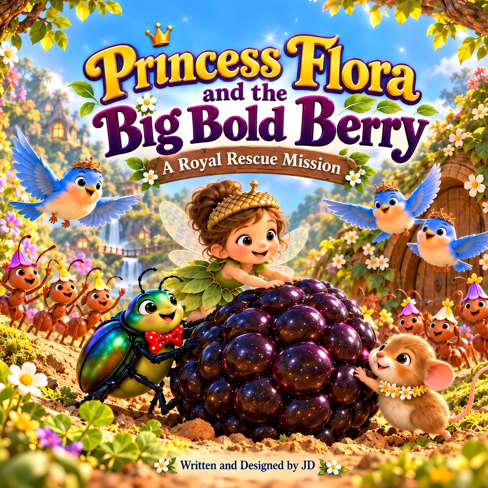 Princess Flora and the Big Bold Berry cover