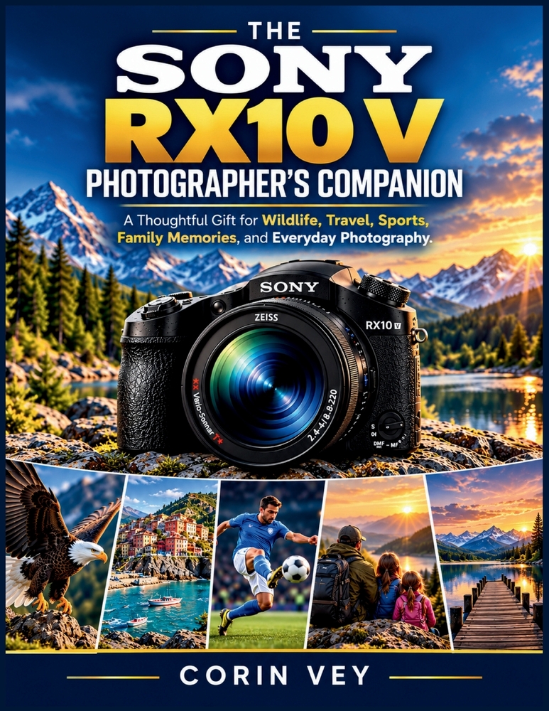 The Sony Rx10 V Photographer's Companion: A Thoughtful Gift for Wildlife, Travel, Sports, Family Memories, and Everyday Photography. cover