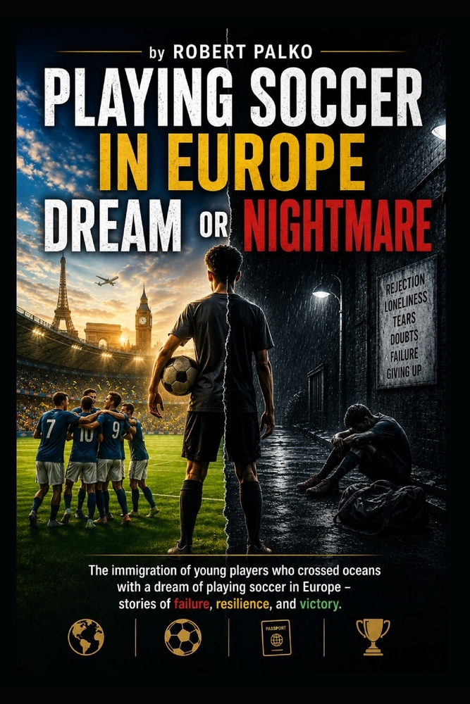 Playing football in Europe: a dream or a nightmare?: Immigration of young people who crossed oceans. with a dream of playing football in Europe - stor cover