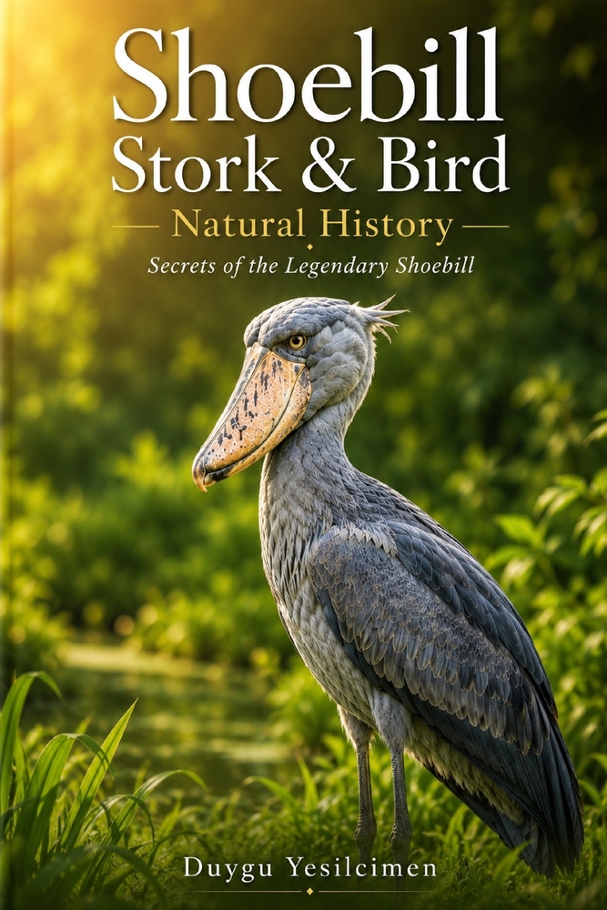 Shoebill Stork & Bird Natural History: The Hidden Life, Behavior, Natural History, and Remarkable Survival of Africa's Most Mysterious Bird cover