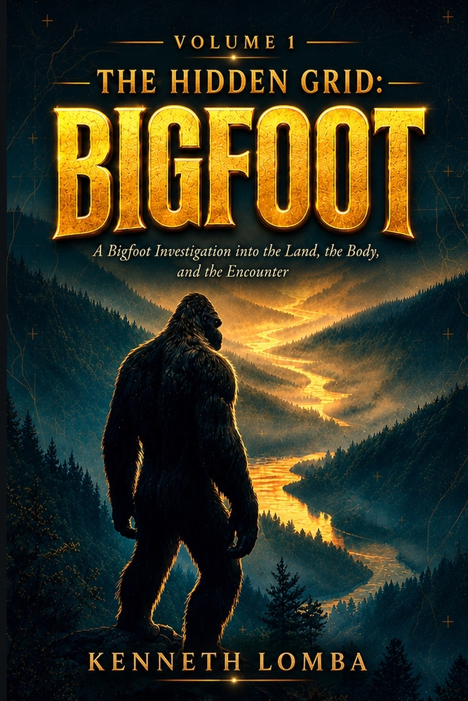 The Hidden Grid: Bigfoot - Volume 1: A Bigfoot Investigation into the Land, the Body, and the Encounter cover