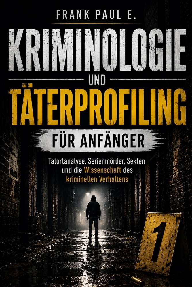 Kriminologie und Täterprofiling für Anfänger: Tatortanalyse, Serienmörder, Sekten und die Wissenschaft des kriminellen Verhaltens cover