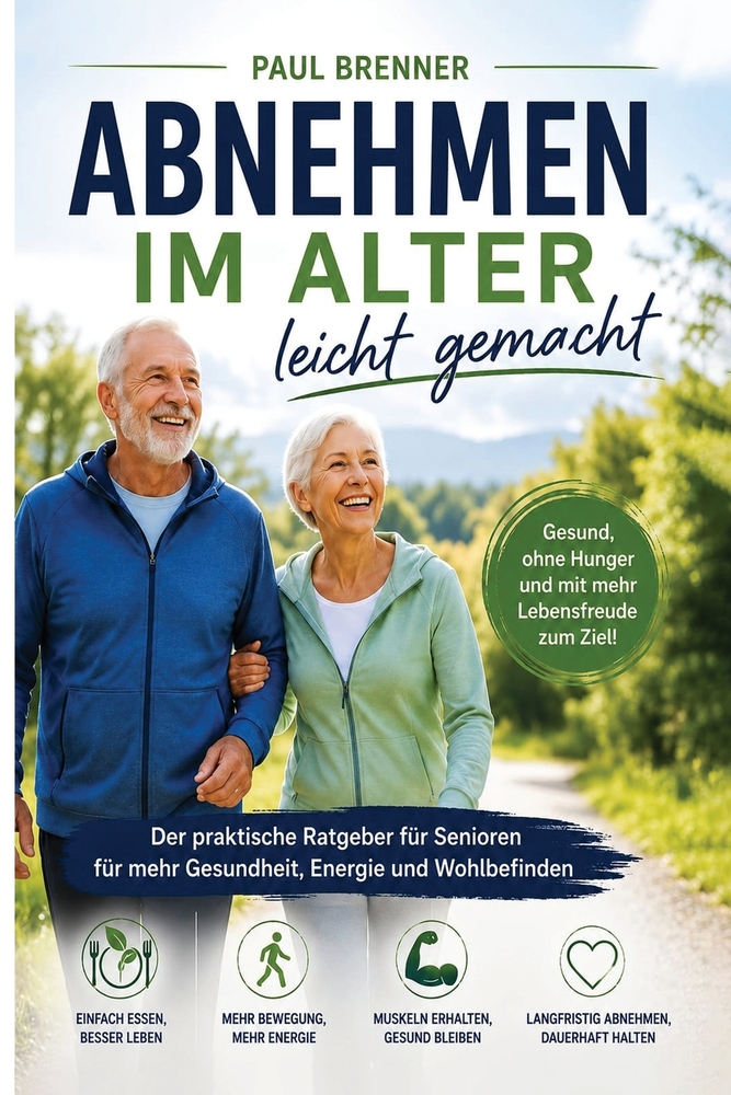 Gesund abnehmen im Alter: Einfach, dauerhaft und ohne Hungern cover