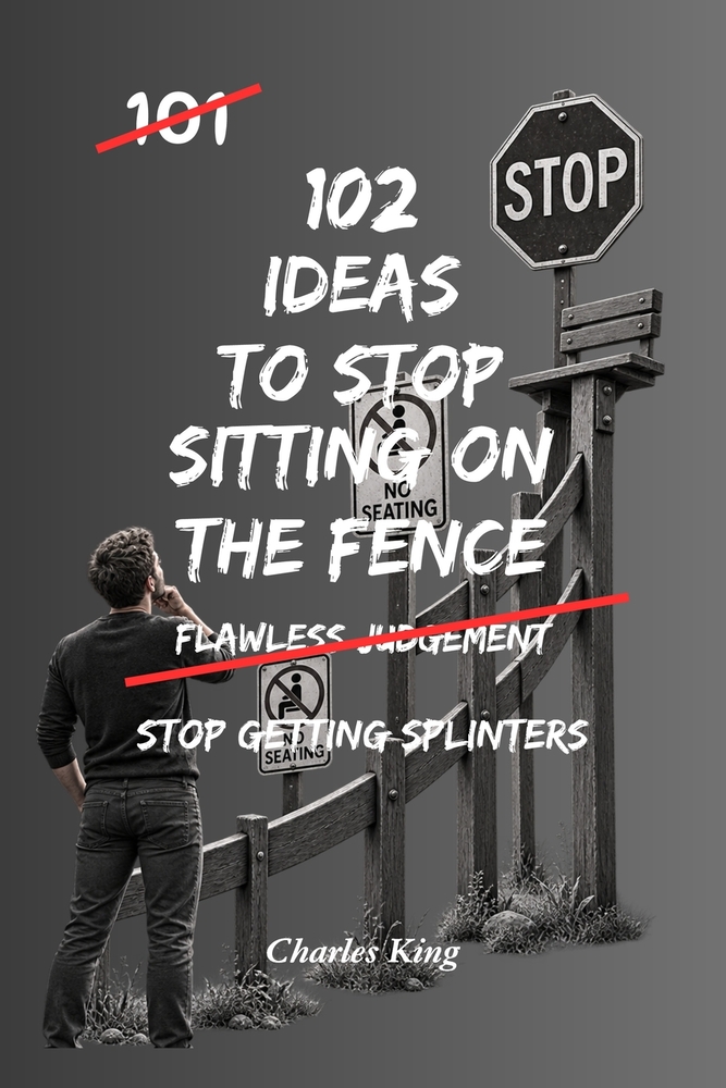 102 Ideas To Stop Sitting On The Fence: No Perfect Certainty. Simple Everyday Ideas To Reduce Indecision, Overcome Hesitation, and Move Forward With C cover
