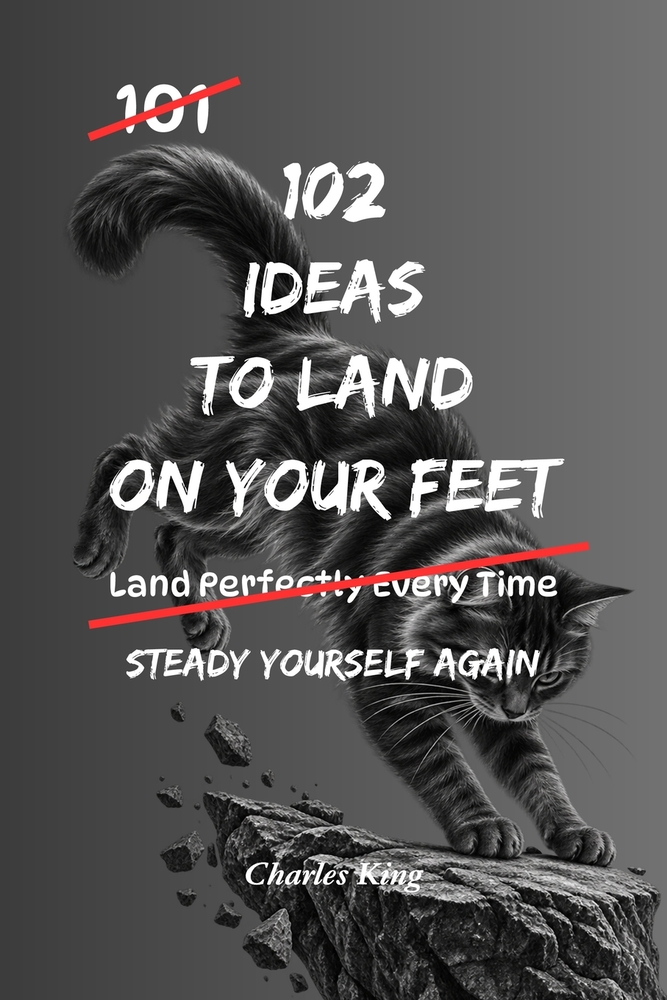 102 Ideas To Land On Your Feet: No Instant Recovery. Simple Everyday Ideas To Handle Setbacks, Adapt To Change, and Move Forward When Life Does Not Go cover