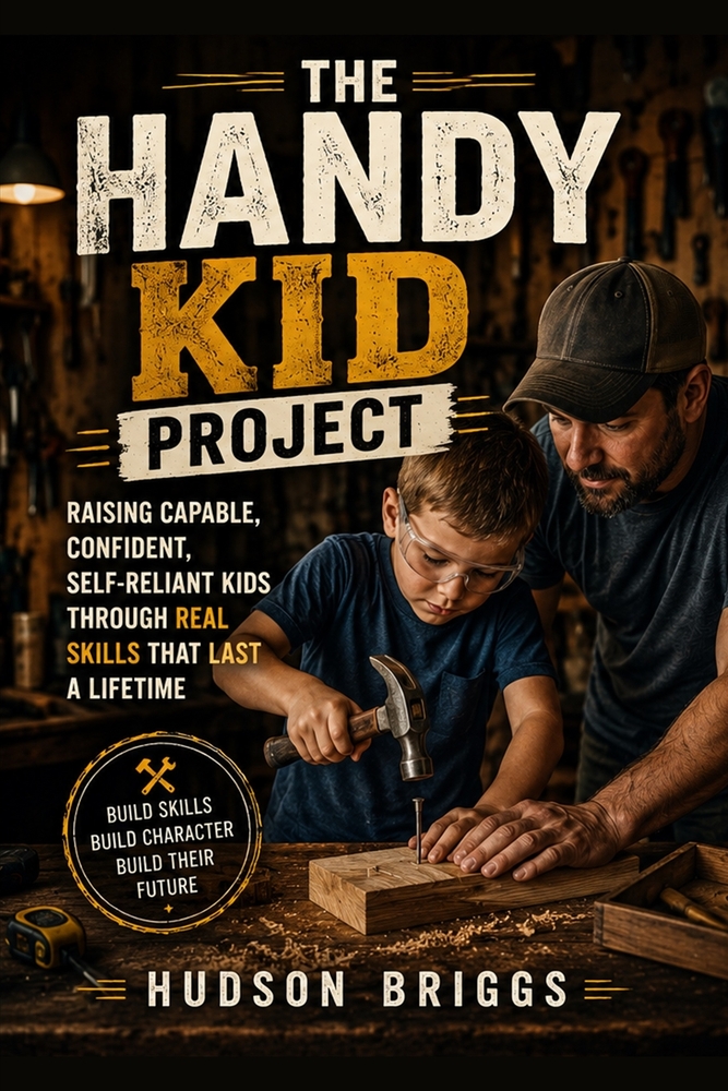 The Handy Kid Project: Raising Capable, Confident, Self-Reliant Kids Through Real Skills That Last a Lifetime cover