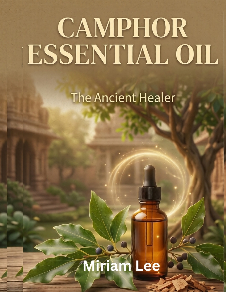 Camphor Essential Oil: The Ancient Healer: A Complete Guide to Benefits, Usage & Blending cover