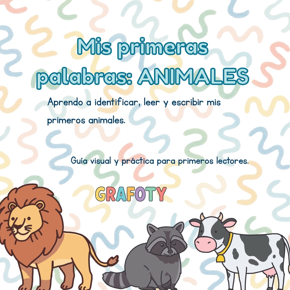 Mis primeras palabras: ANIMALES: Descubre, identifica y aprende los nombres de los animales cover