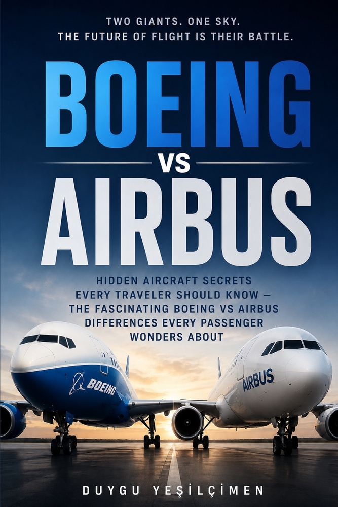 Boeing vs Airbus Two Giants, One Sky: Aviation, Air Travel, Flight Experience, Passenger Aircraft, Safety, Pilot cover