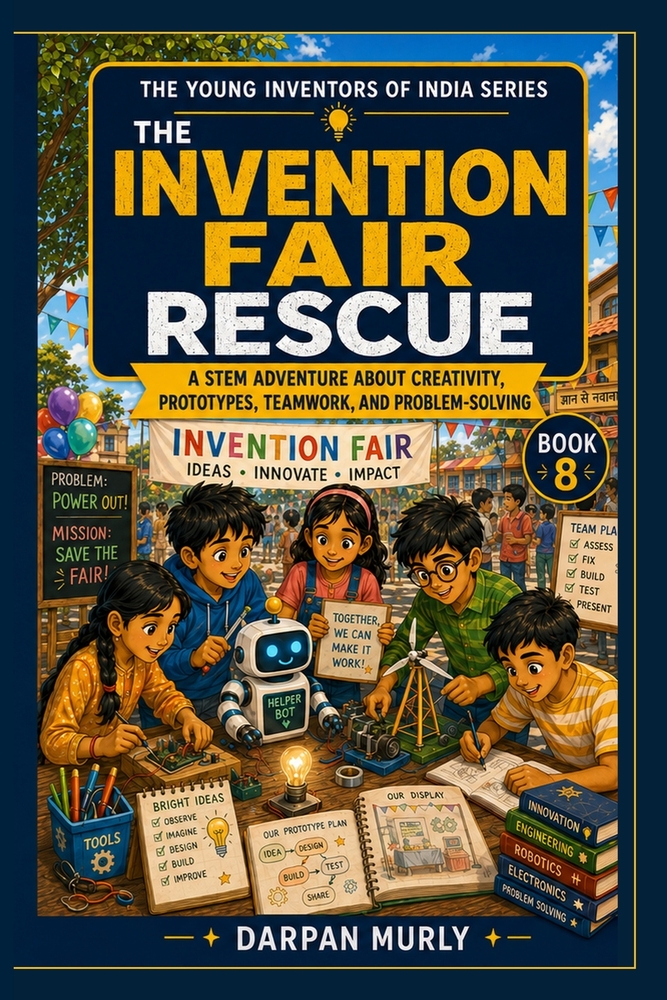 The Invention Fair Rescue: A STEM Adventure About Creativity, Prototypes, Teamwork and Real-World Problem Solving cover