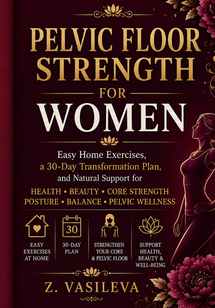 Pelvic Floor Strength for Women: Easy Home Exercises, a 30-Day Transformation Plan, and a Natural Approach to Health, Beauty, Core Strength, Posture, cover
